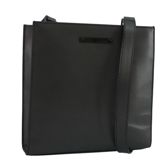 GUCCI Shoulder Bag Leather Black 001 2058 1855 6 - Picture 1 of 16